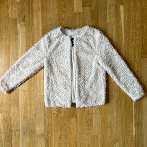 H&M Fluffy White Sweater